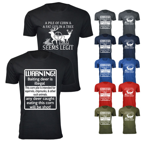 Men's Deer Hunting Theme T-shirt product image