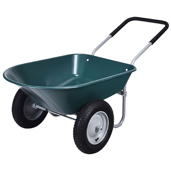 2-Tire Wheelbarrow Garden Utility Cart product image
