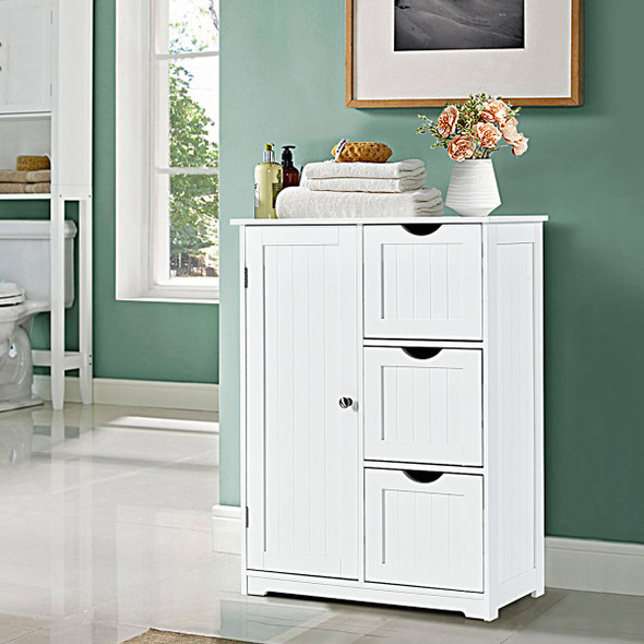 Bathroom Floor Cabinet with 3 Drawers and 1 Cupboard product image