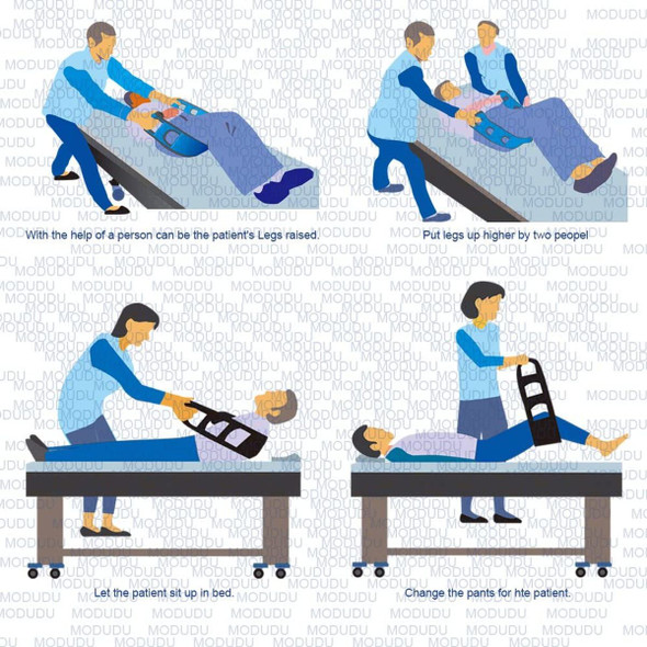 Transfer Sling Gait Belt Patient Lift Gyro Transfer, Bariatric Patient Care Safety Mobility Equipment product image