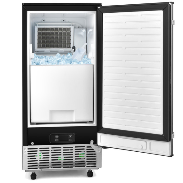 115V Free-Standing Undercounter Built-in Ice Maker with Self-Cleaning product image