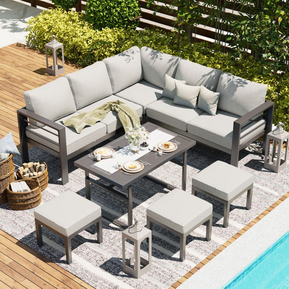 7-Piece Aluminum Patio Furniture Set product image