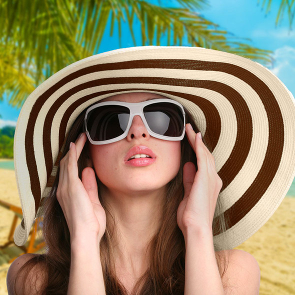 Women's Roll-up Summer Beach Sun Hat product image