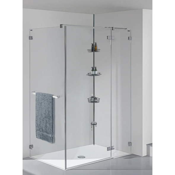 4-Tier Corner Rustproof Shower Caddy product image