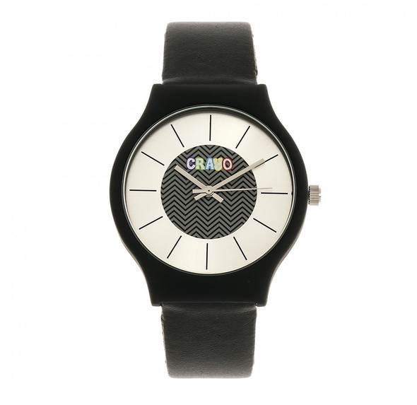 Crayo Trinity Unisex Leatherette Strap Watch product image