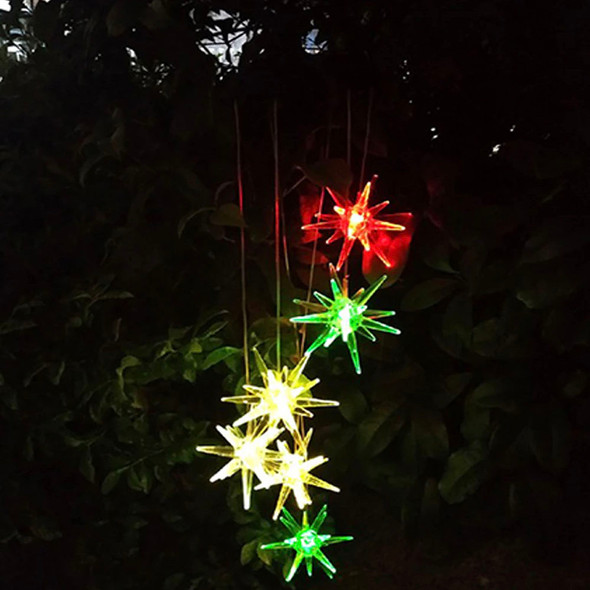 LED Color-Changing Solar Power Ball Wind Chime product image