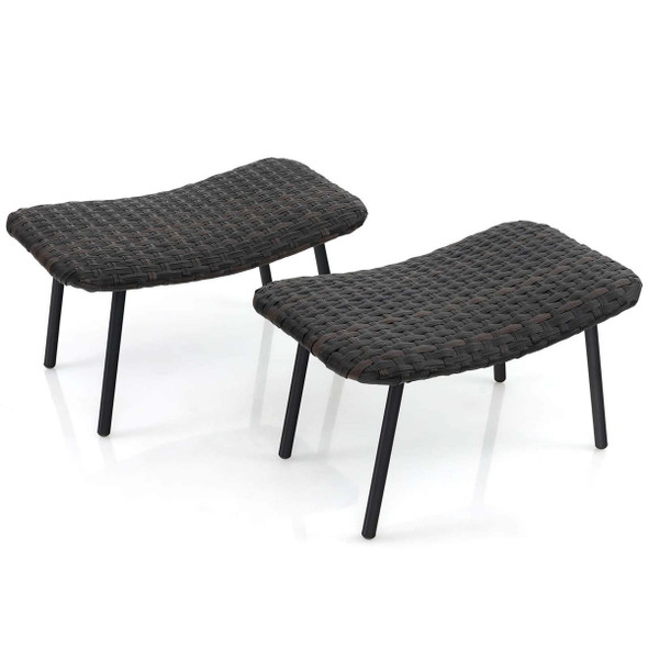 All-Weather Outdoor Ottoman Footrests (Set of 2) product image