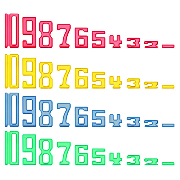 MagBuild™ Kids' 140-Piece Number Blocks Educational Set, FS1170 product image
