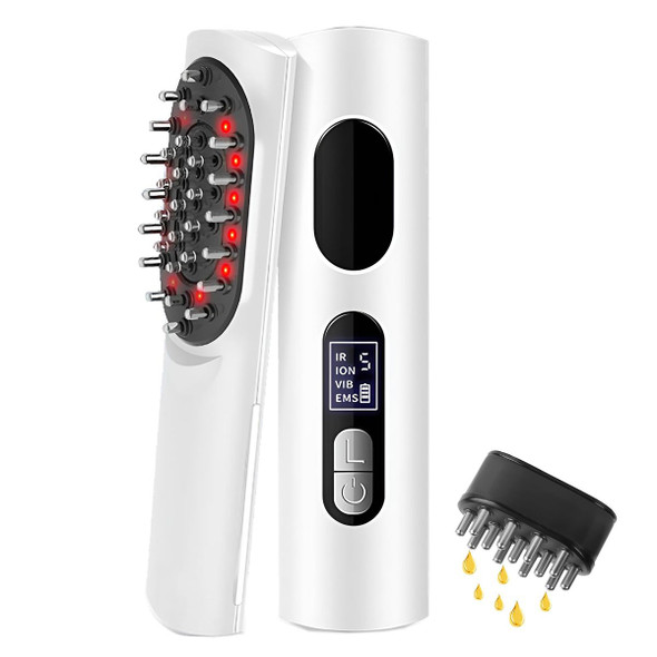 Hair Oil Applicator and Scalp Massager Portable 2 in 1 Oil Dispenser Brush for Hair Growth product image