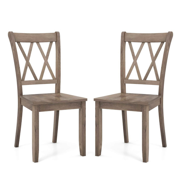 Wooden Farmhouse Dining Chairs (Set of 2) product image