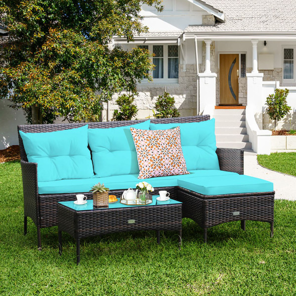 3-Piece  Patio Rattan Furniture Set  product image