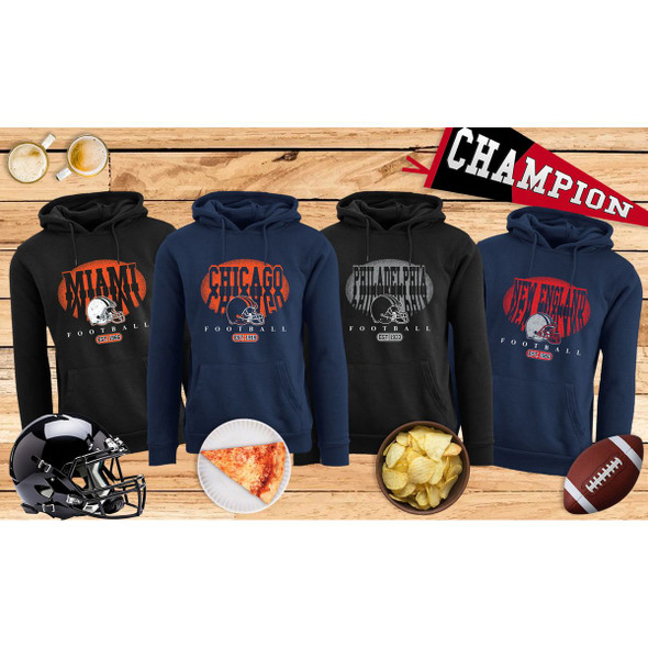 Women's Football Shadow Pullover Hoodie product image