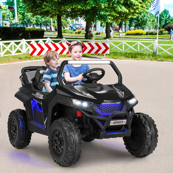 Kids' 12V 2-Seater Ride-on UTV with Slow Start Function & Music Player product image