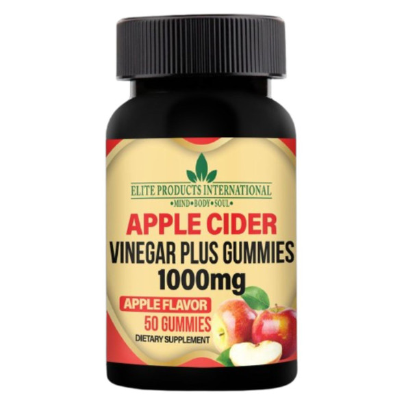Apple Cider Vinegar Gummies,  Apple Flavor, 1000mg, 50 ct. product image