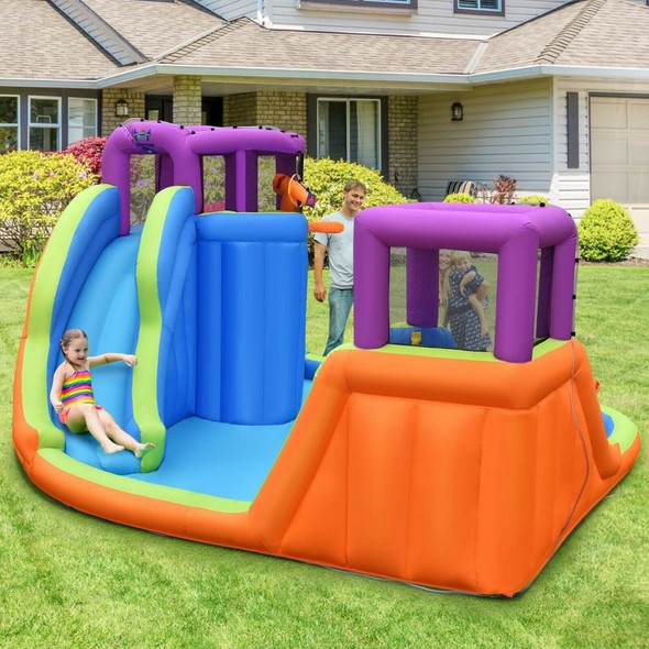 Inflatable 6-in-1 Dual Slide Water Park Bounce House product image