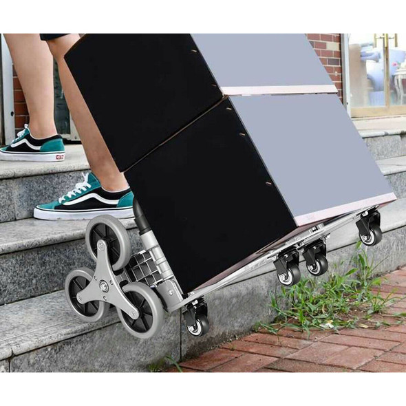 Portable Folding Stair Climbing Hand Truck with Elastic Strap product image