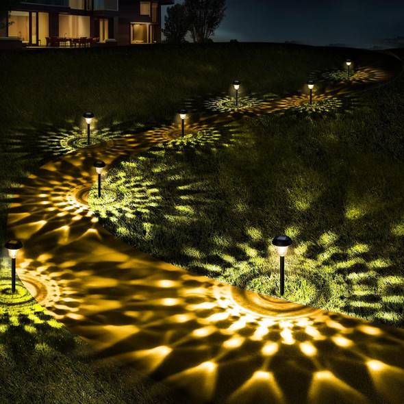 Ultra Bright Outdoor Mandala Solar Lights (8-Pack)  product image