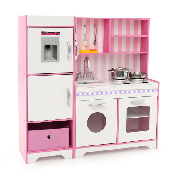Kids' Kitchen Playset with Adjustable LED Lights product image