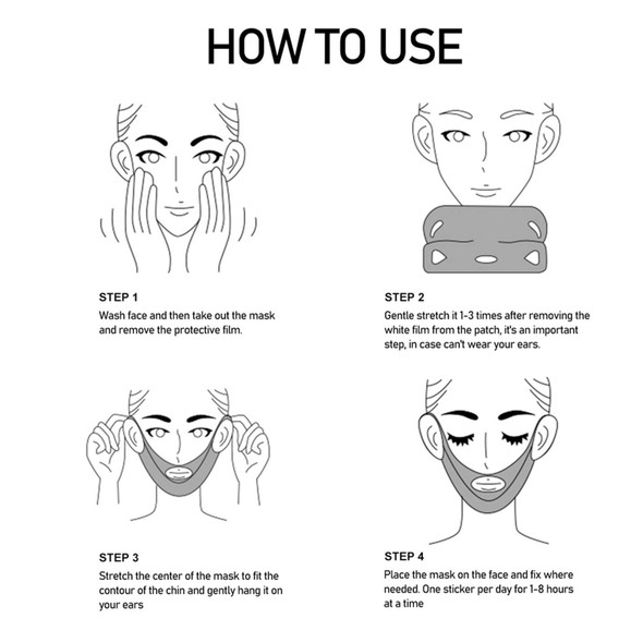 V Slimming Firming Face Mask to Reduce Double Chin (5-Pack) product image
