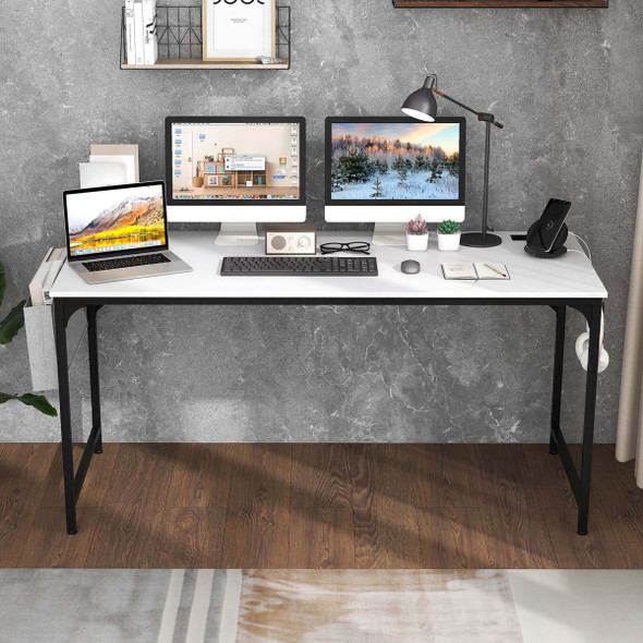 60-Inch Computer Desk with Charging Station Storage Bag product image