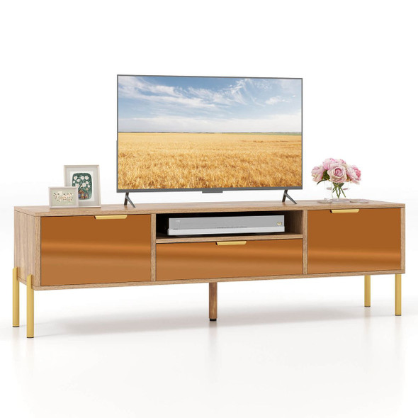 Mirrored TV Stand with Storage Space product image