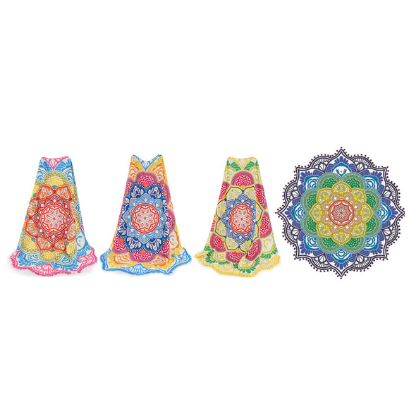 60-Inch Large Round Mandala Beach Picnic Towel product image