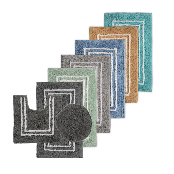 Tufted Cotton Bath Rugs (Set of 3) product image