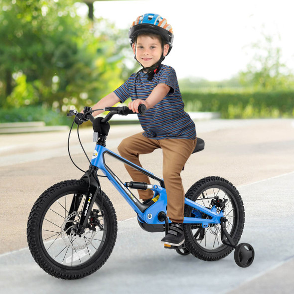 Kids' 16-Inch Adjustable Bike with Shock Absorber & Bell product image