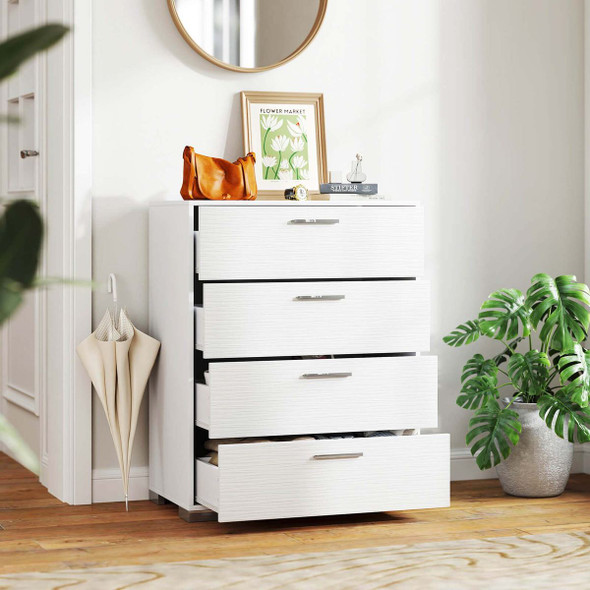 4/6-Drawer Chest of Drawers or Dresser with Metal Legs & Handles product image