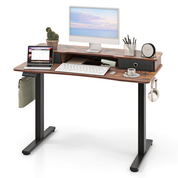 48" x 24" Electric Standing Desk with 2 Drawers product image