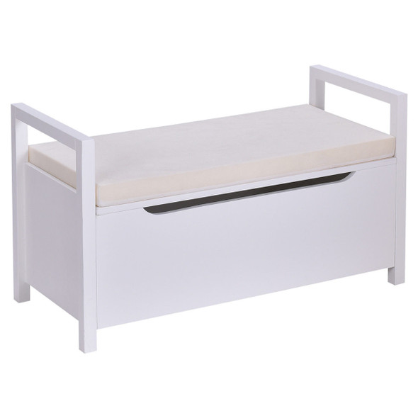 Cushioned Storage Ottoman Seat product image
