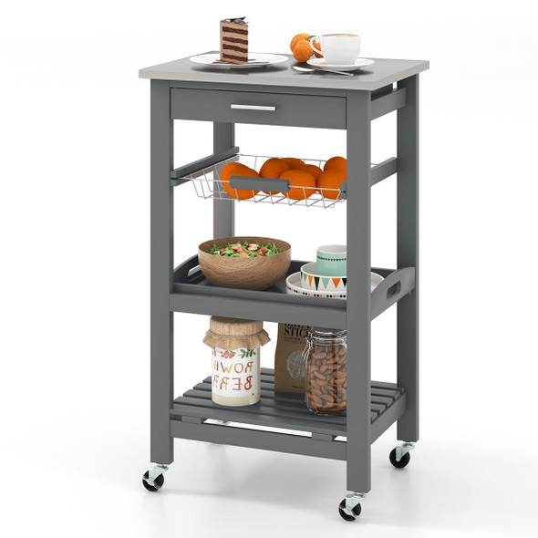 Compact Kitchen Island Rolling Cart  product image