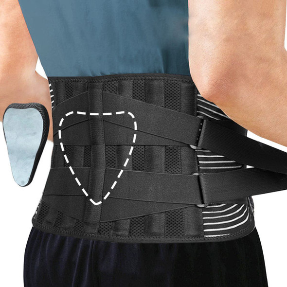 Back Brace for Men Women, Back Support Belt for Back Pain, Sciatica, Scoliosis Relief (Waist 3~3.5 Feet 95-115 CM) product image