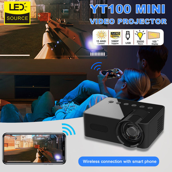 2023 Home Micro Portable Mini Projector Hd Home Wireless Small Mobile Phone Projection product image