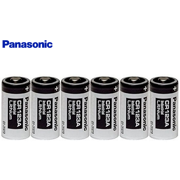 Panasonic CR123A Industrial Lithium Battery, 6 ct. product image