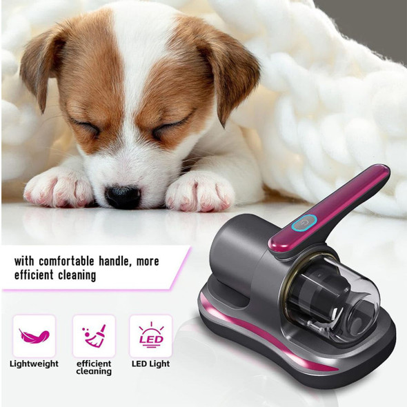 Handheld Bed Vacuum Cleaner with UV Light, Ultrasonic & Heating Tech, Cordless Vacuum for Mattress, Sofa, Pet Hair, Carpets product image