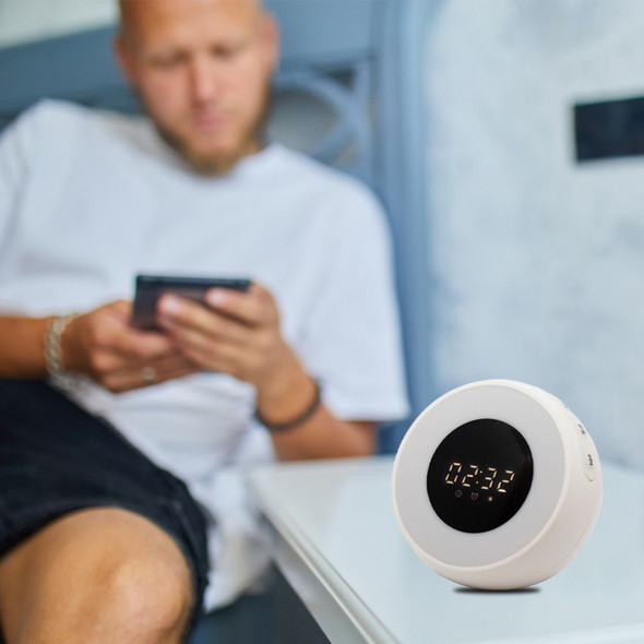 LED Alarm Clock BT Speaker with Built-in Purifier & Sound Machine product image