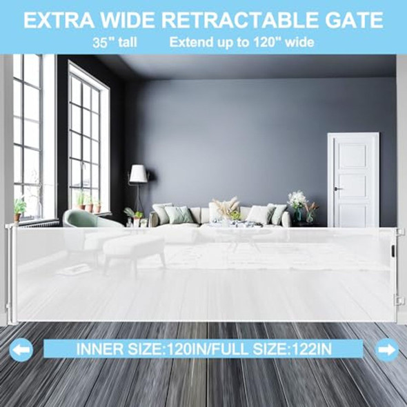 120" Extra Wide Baby Gate for Doorways product image