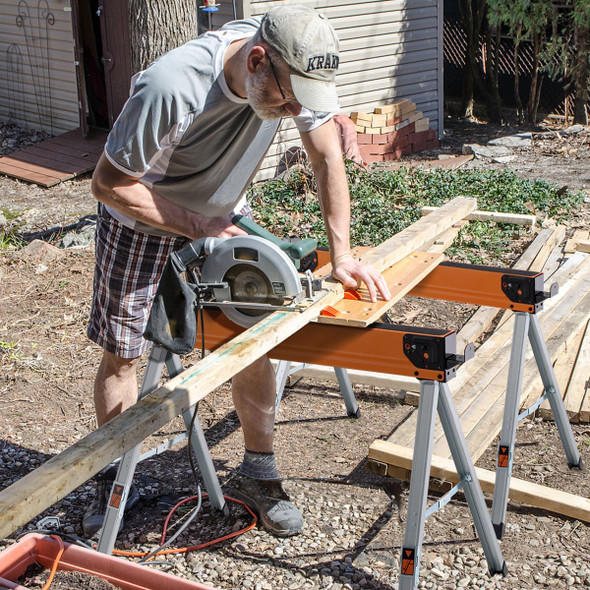 Heavy-Duty Folding Sawhorse (Set of 2) product image