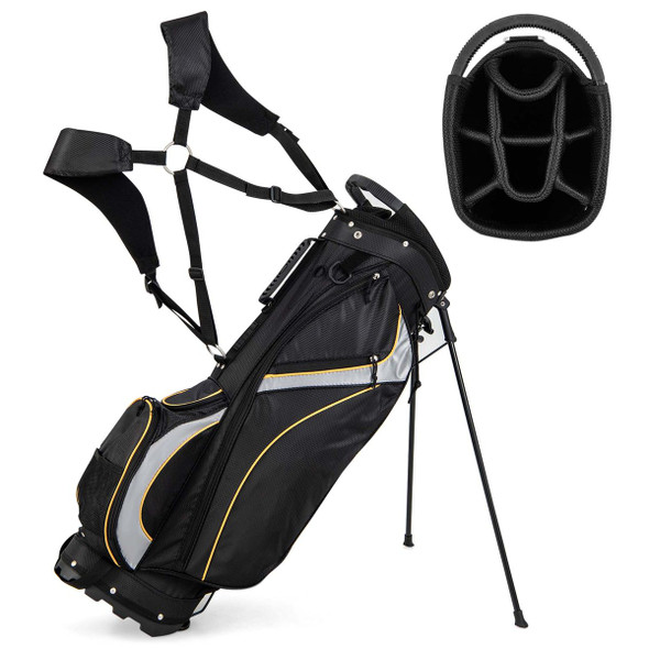 Portable Golf Stand Bag with 8-Way Divider product image