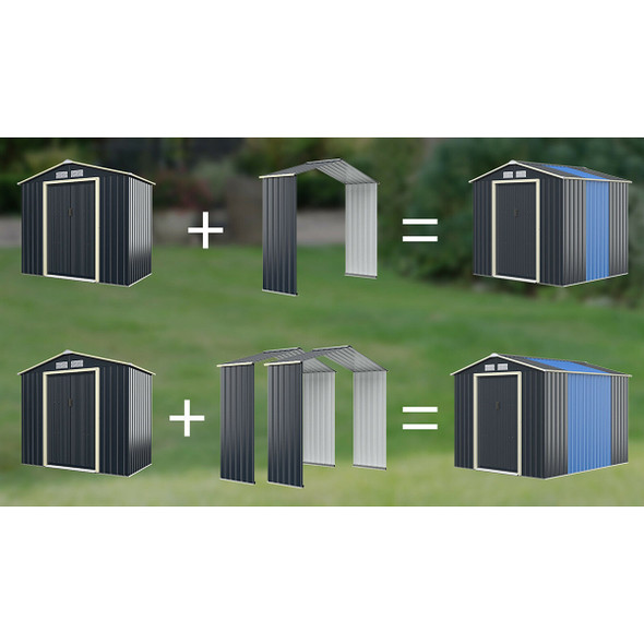 Outdoor Storage Shed Extension Kit (3 Sizes) product image