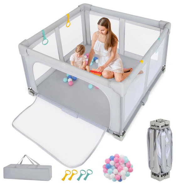 Honeyjoy Large Baby Playpen with Zipper Gate  product image