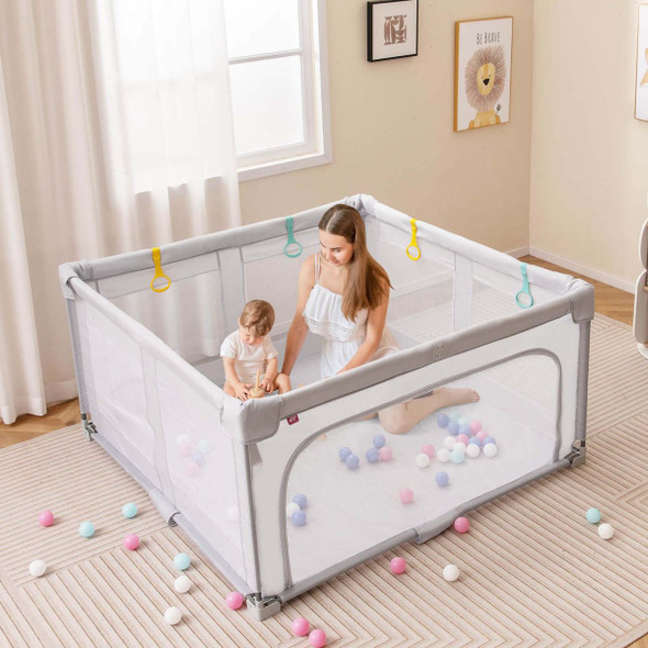 Honeyjoy Large Baby Playpen with Zipper Gate  product image