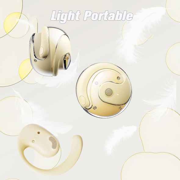 144 Languages Translation Device Ai Translator Earbuds Translating Headphones Real Time Ai Headphones Language Translation (Beige) product image
