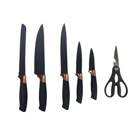 19-Piece Cooking Utensils and Knife Block Set with Mini Cutting Board product image