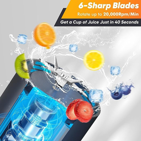 Owaylon Personal Size Blender with 6 Ultra Sharp Blades product image