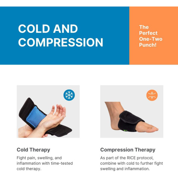 NatraCure Cold Therapy Wrap with 14" Strap (2-Pack) product image