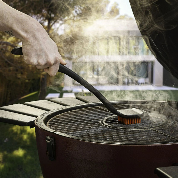Fire & Flavor Nylon Grill Brush for Outdoor Grill Cleaning (2-Pack) product image