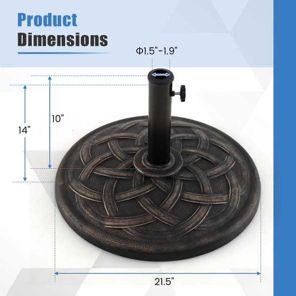 22'' Round Umbrella Base Stand  product image