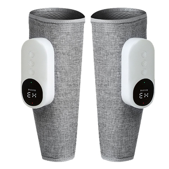 2 Pack Leg Massager for Pressure Relief, Calf Air Compression Massager with 3 Intensities and 3 Modes, Easy to Use, Muscle Relaxation, Grey product image